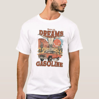 T-shirt Fonctionne Sur Les Rêves Et L'Essence