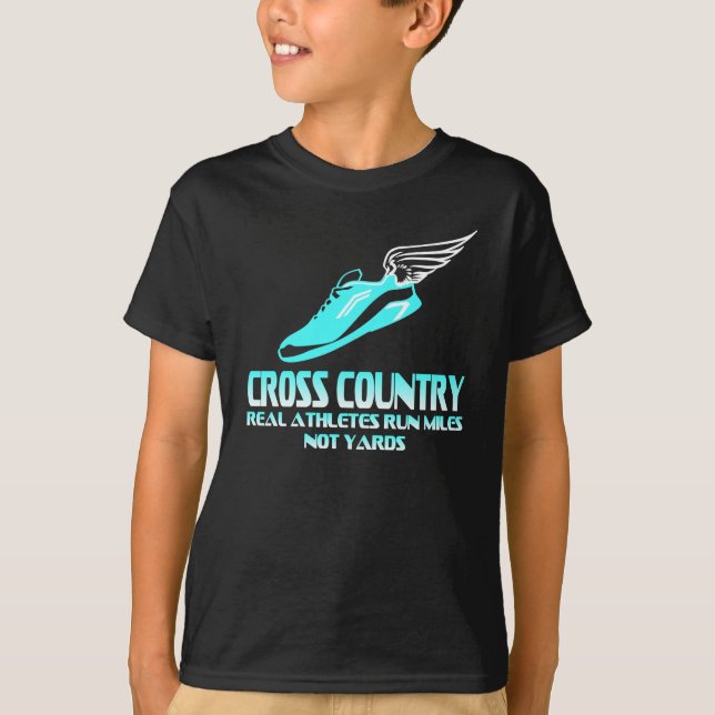 T-shirt Fonctionnement de pays croisé (Devant)