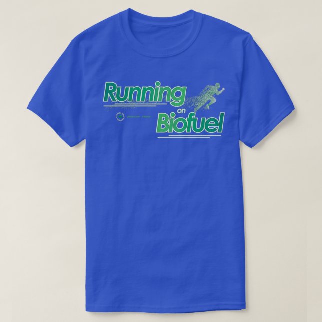 T-shirt Fonctionnement sur les biocarburants (Design devant)