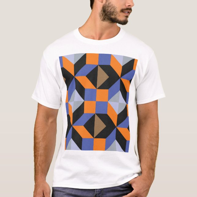 T-shirt Fond d'écran de conception créative Abstrait (Devant)