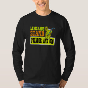 T-shirt Fondatrice du stand de limonade et PDG de l'entrep