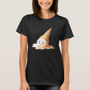 T-shirt Fondre Crème De Glace Triste