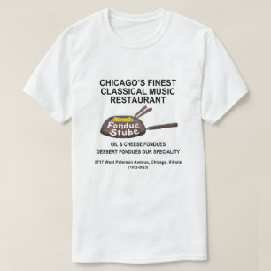 T-shirt Fondue Stube, Chicago, Illinois