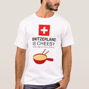 T-shirt Fondue suisse drôle