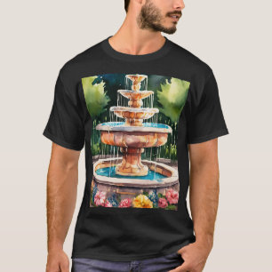 T-shirt fontaine classique - Elégance et