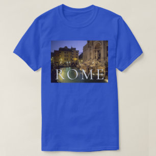T-shirt Fontaine de Trevi la nuit   Rome, Lazio, Italie