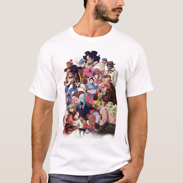 T-shirt Fonte de grève de Street Fighter 3 troisième (Devant)