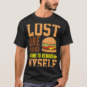 T-shirt Foodaholic Lifestyle Witty Hamburger Fast Food Ou