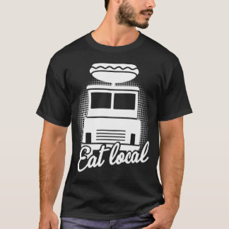 T-shirt Foodruck Manger Local Chef fille