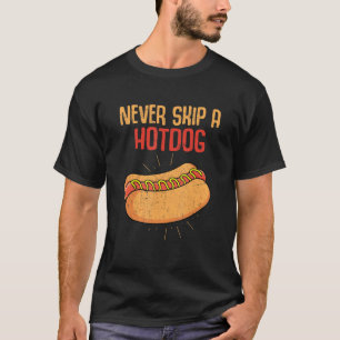 T-shirt Foody Hot Chig Franks Sausage Fast Food Hotdog