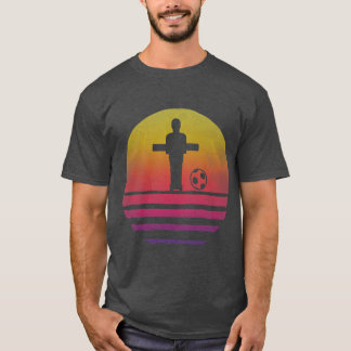 T-shirt Foosball Retro les années 70 cadeau Silhouette Vin