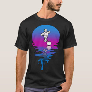 T-shirt Foosball vintage Retro Sunset