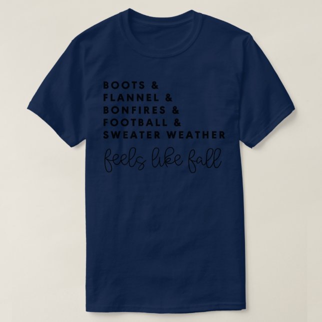T-shirt Foot Flannel Bonfires (Design devant)