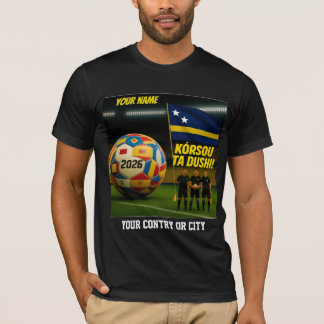 T-shirt Football 2026 Curazao Nom personnalisé pays T