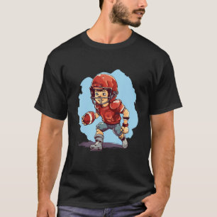 T-shirt Football américain Jouer Garçon Enfants Pied améri