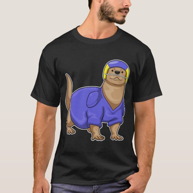 T-shirt Football américain Otter (Devant)