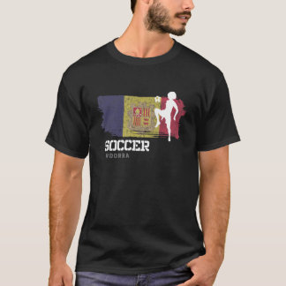 T-shirt Football Andorre Drapeau Football Femme Football F