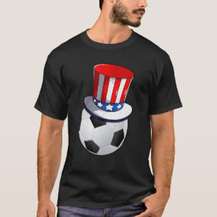 T-shirt Football Avec Drapeau Américain Casquette Patrioti