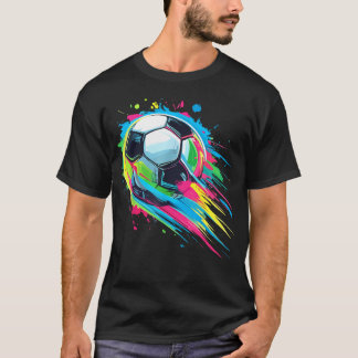 T-shirt Football Coloré