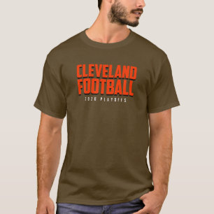 T-shirt Football de Cleveland 2020 Playoffs Football