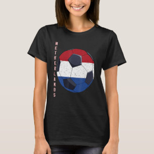 T-shirt Football de football de Pays-Bas