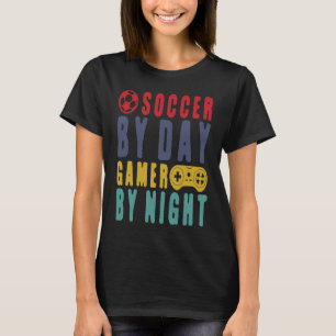 T-shirt Football De Jour Joueur De Nuit But Football De Nu