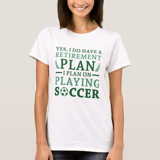 T-shirt Football de retraite (Devant)