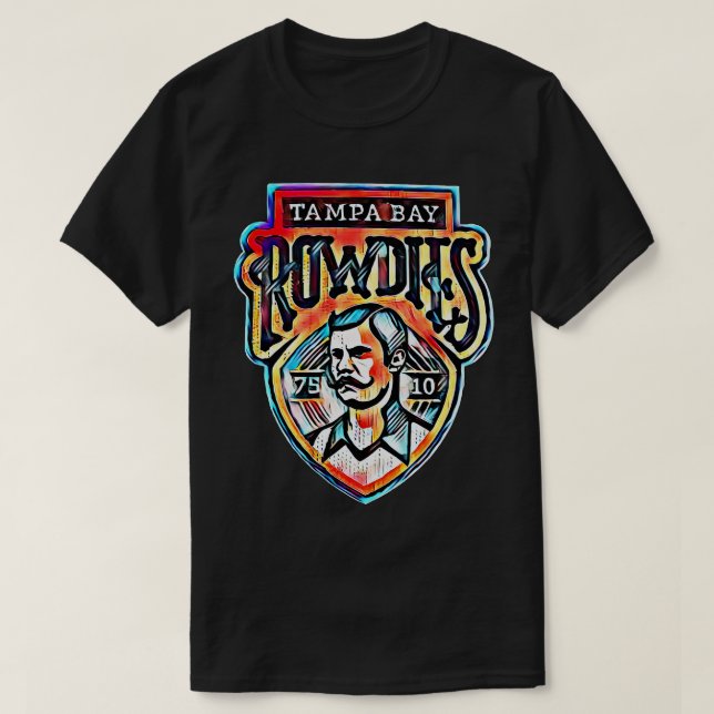 T-shirt Football des rowdies de Tampa Bay (Design devant)