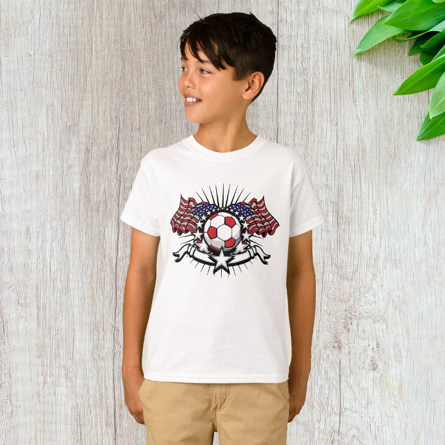 T-shirt Football drapeau américain patriotique (Créateur téléchargé)