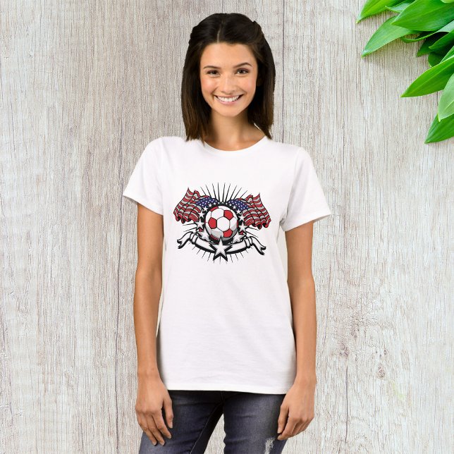 T-shirt Football drapeau américain patriotique (Créateur téléchargé)
