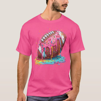 T-shirt Football Drip For Lineman Wr Qb Rb Ice Cream Sprin
