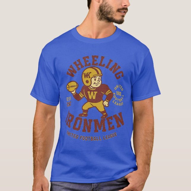 T-shirt Football en fer à roues - Estd. 1962 (Devant)
