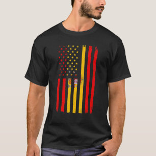 T-shirt Football Espagne Drapeau espagnol Football Sports
