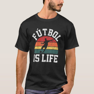T-shirt Football Est Vie Soccer Drôle Amateur De Football 