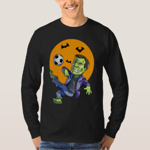 T-shirt Football Frankenstein Halloween Hommes Garçons Sal