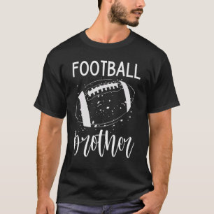T-shirt Football Frère Distressed Football Bro Football