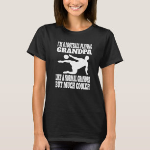T-shirt Football Grand-Père Footballeur Football Vêtements