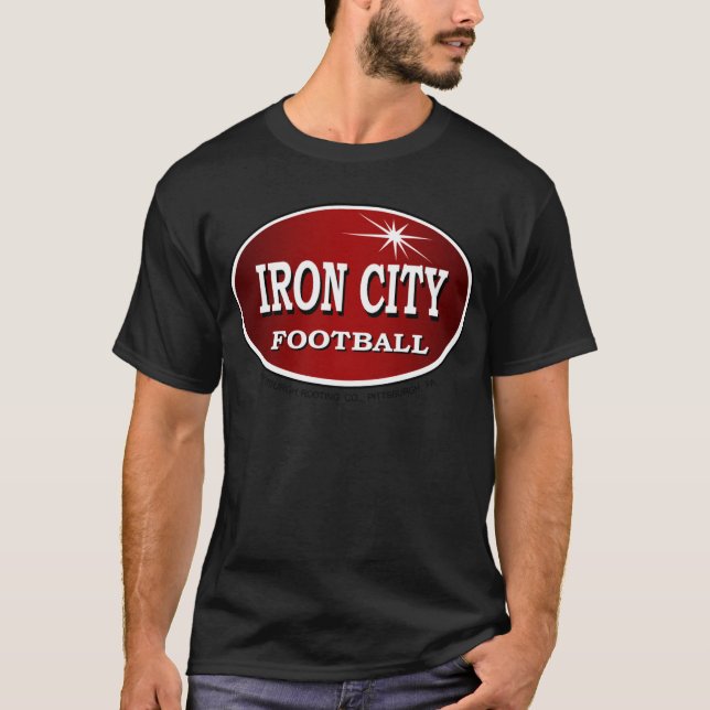T-SHIRT FOOTBALL IRON CITY (Devant)