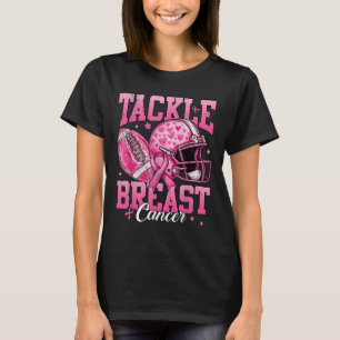 T-shirt Football Lutter Cancer du sein Cancer du sein rose