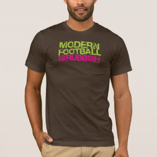 T-shirt Football moderne est Rubbbish (Brown)