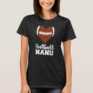 T-shirt Football Nanu Football Heart Grandma Nanu