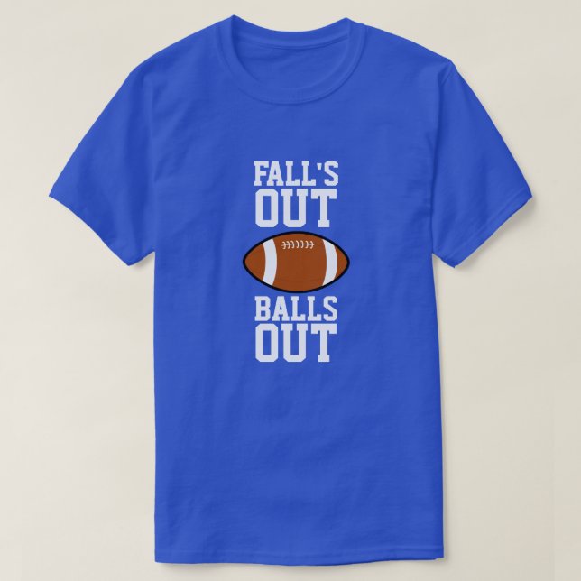 T-shirt Football Out Balls Out (Design devant)