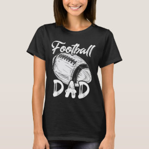 T-shirt Football Papa Pour Lui Hommes Famille Matching Jou