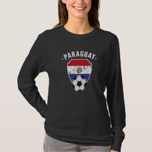 T-shirt Football Paraguay Soccer Flag Football Pride Roo P