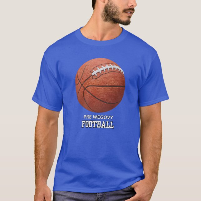 T-shirt Football pré-Wegovy (Devant)