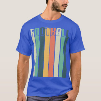 T-shirt Football Retro Stripes Oversized