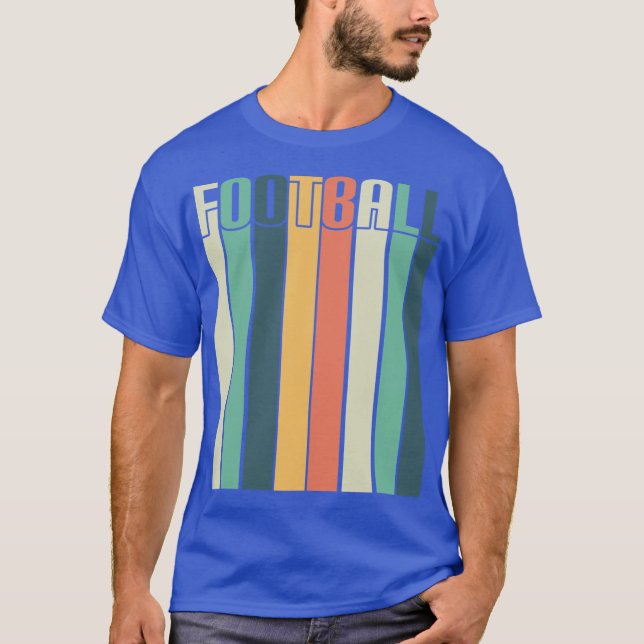T-shirt Football Retro Stripes Oversized (Devant)