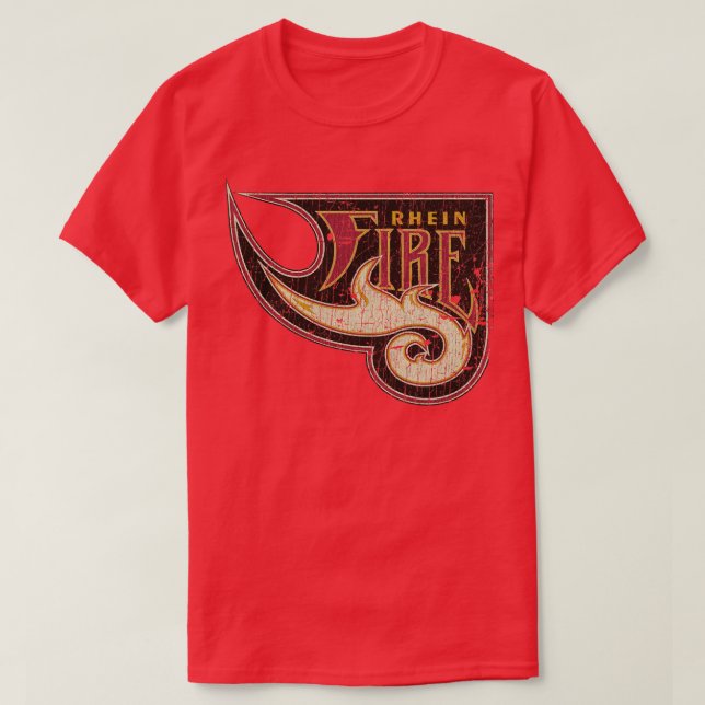 T-shirt Football Rhein Fire 1995 (Design devant)