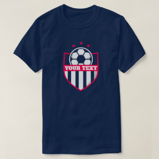 T-shirt Football Soccer Équipe Nom et numéro Modèle