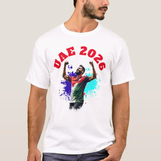 T-shirt Football Soccer Goal Celebration UAE Flag 2026